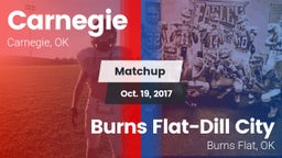 Matchup: Carnegie  vs. Burns Flat-Dill City  2017