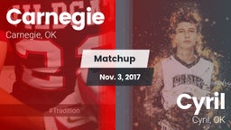 Matchup: Carnegie  vs. Cyril  2017