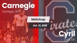 Matchup: Carnegie  vs. Cyril  2018