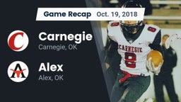 Recap: Carnegie  vs. Alex  2018