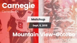 Matchup: Carnegie  vs. Mountain View-Gotebo  2019