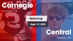 Matchup: Carnegie  vs. Central  2019