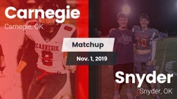 Matchup: Carnegie  vs. Snyder  2019
