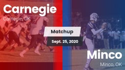 Matchup: Carnegie  vs. Minco  2020