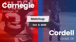 Matchup: Carnegie  vs. Cordell  2020