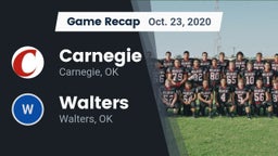 Recap: Carnegie  vs. Walters  2020