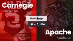 Matchup: Carnegie  vs. Apache  2020