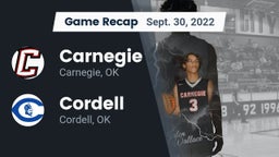 Recap: Carnegie  vs. Cordell  2022