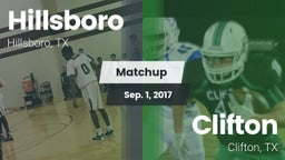 Matchup: Hillsboro High vs. Clifton  2017