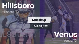 Matchup: Hillsboro High vs. Venus  2017