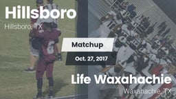 Matchup: Hillsboro High vs. Life Waxahachie 2017