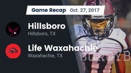 Recap: Hillsboro  vs. Life Waxahachie 2017