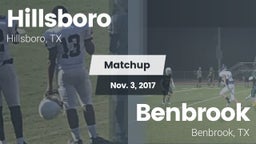 Matchup: Hillsboro High vs. Benbrook  2017