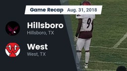 Recap: Hillsboro  vs. West  2018