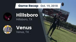 Recap: Hillsboro  vs. Venus  2018