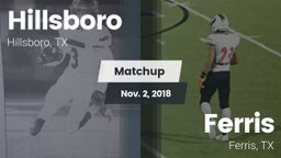 Matchup: Hillsboro High vs. Ferris  2018