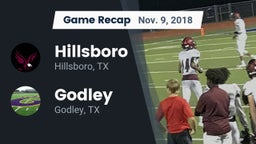 Recap: Hillsboro  vs. Godley  2018