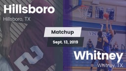 Matchup: Hillsboro High vs. Whitney  2019