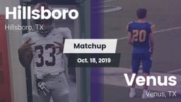 Matchup: Hillsboro High vs. Venus  2019