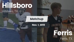 Matchup: Hillsboro High vs. Ferris  2019