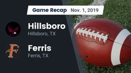 Recap: Hillsboro  vs. Ferris  2019