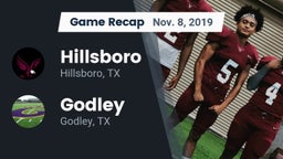 Recap: Hillsboro  vs. Godley  2019