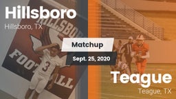 Matchup: Hillsboro High vs. Teague  2020