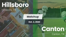 Matchup: Hillsboro High vs. Canton  2020