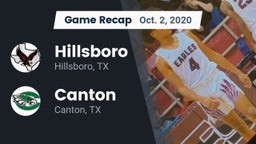 Recap: Hillsboro  vs. Canton  2020