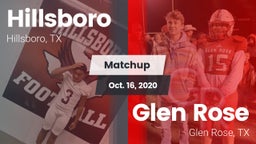 Matchup: Hillsboro High vs. Glen Rose  2020