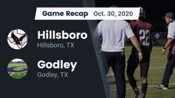 Recap: Hillsboro  vs. Godley  2020