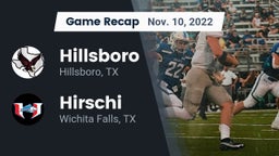 Recap: Hillsboro  vs. Hirschi  2022