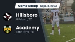 Recap: Hillsboro  vs. Academy  2023