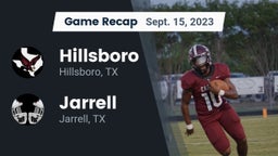 Recap: Hillsboro  vs. Jarrell  2023