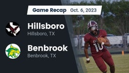 Recap: Hillsboro  vs. Benbrook  2023
