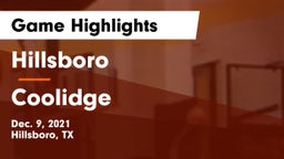 Hillsboro  vs Coolidge Game Highlights - Dec. 9, 2021