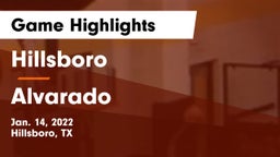Hillsboro  vs Alvarado  Game Highlights - Jan. 14, 2022