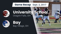 Recap: University School vs. Bay  2017