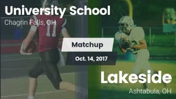 Matchup: University School vs. Lakeside  2017