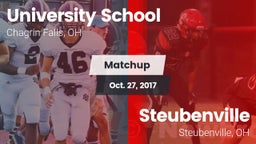 Matchup: University School vs. Steubenville  2017