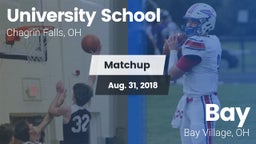 Matchup: University School vs. Bay  2018