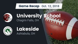 Recap: University School vs. Lakeside  2018