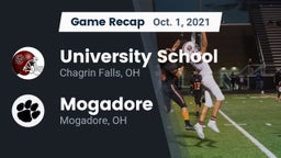 Recap: University School vs. Mogadore  2021