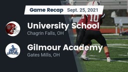 Recap: University School vs. Gilmour Academy  2021