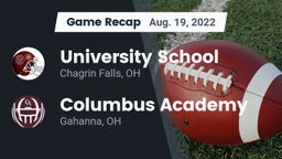 Recap: University School vs. Columbus Academy  2022