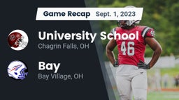 Recap: University School vs. Bay  2023