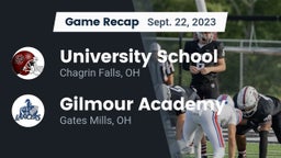 Recap: University School vs. Gilmour Academy  2023