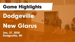 Dodgeville  vs New Glarus  Game Highlights - Jan. 27, 2020