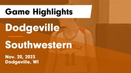 Dodgeville  vs Southwestern  Game Highlights - Nov. 20, 2023