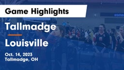 Tallmadge  vs Louisville  Game Highlights - Oct. 14, 2023